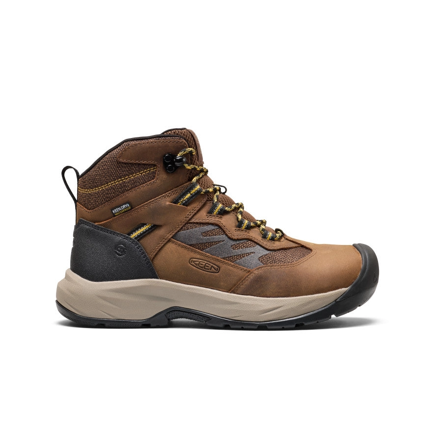 Men's Highframe Waterproof Work Boot (Steel Toe) in Dark Earth/Black