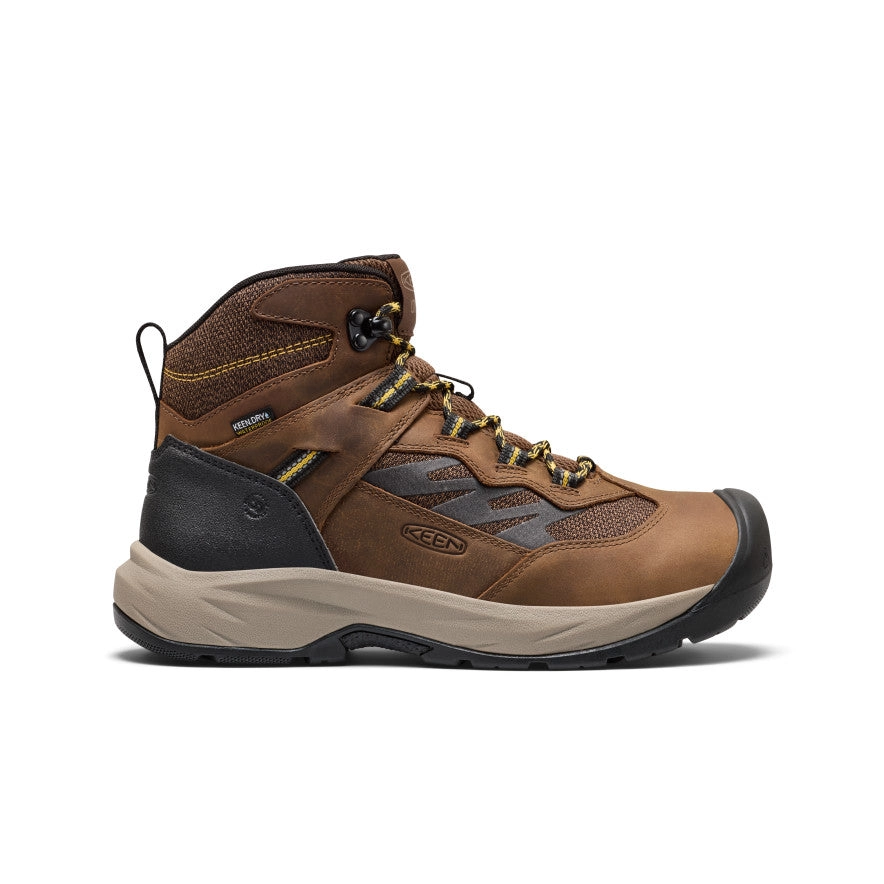 Men's Highframe Waterproof Work Boot (Soft Toe) in Dark Earth/Black
